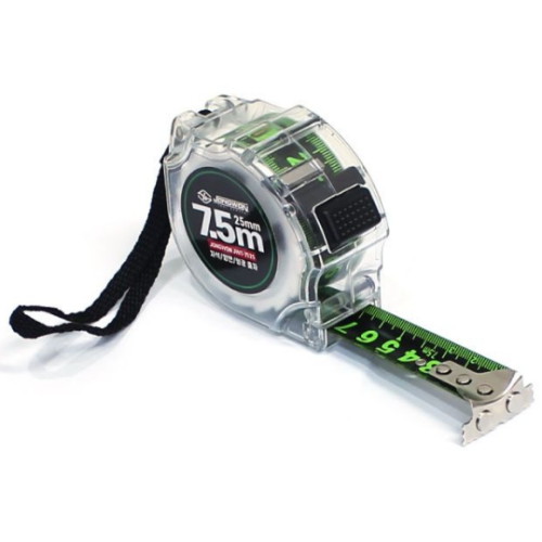 종원툴링  형광 양면 자석 줄자 (7.5m)