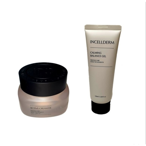 인셀덤 엑티브크림+카밍밸런스젤 기초2종_이미지