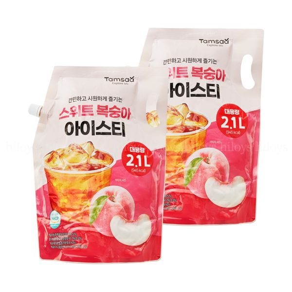 탐사 스위트 복숭아 아이스티 2.1L이미지입니다. 누르면 해당 게시물로 새창이동합니다.