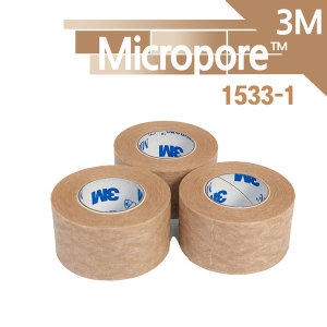 3M 마이크로포 종이반창고 1533-1 살색1개 반창고_이미지