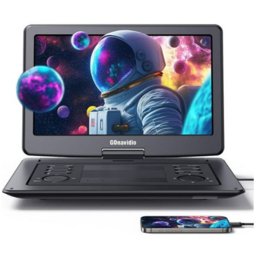GOnavidio 17.9인치 휴대용 블루레이 플레이어