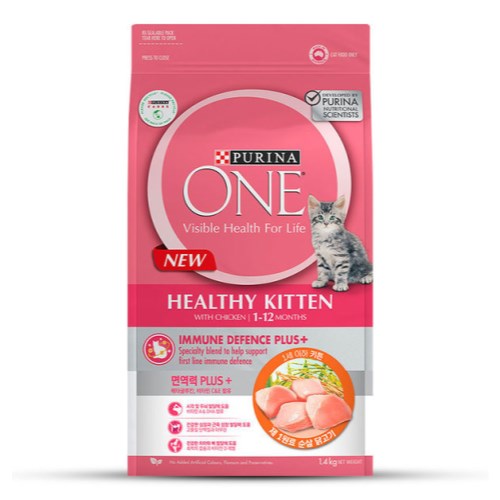 퓨리나 원(ONE) 키튼용 1개월~12개월 1.4kg (3개)_이미지