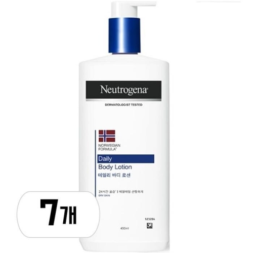 뉴트로지나 노르웨이전 포뮬러 데일리 바디로션 450ml (7개)_이미지