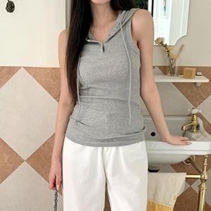 패션 VY 여자 여름 잔골지 슬림 티셔츠_WT31100