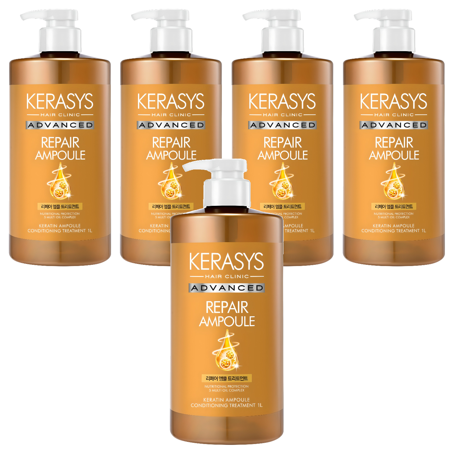 케라시스 라시스 어드밴스드 리페어 앰플 트리트먼트 1000ml (5개)_이미지