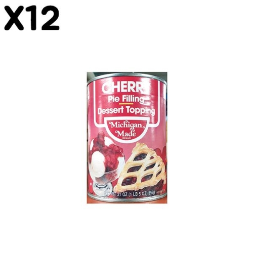  체리파이필링 대한 595g X12 식당 자두 아로니아 블루