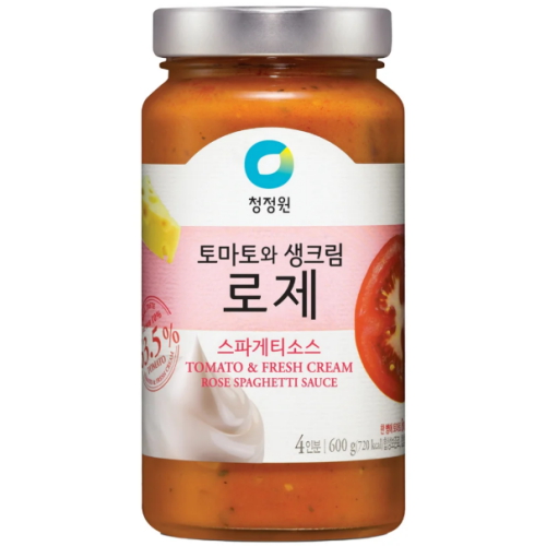 청정원 로제 스파게티소스 600g (5개)_이미지