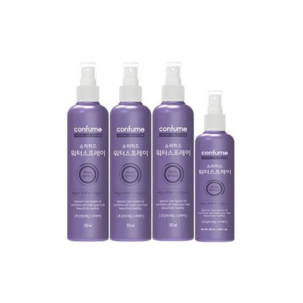  과일나라 컨퓸 슈퍼하드 워터 스프레이 252ml+100ml [252ml 3개+100ml 1개]