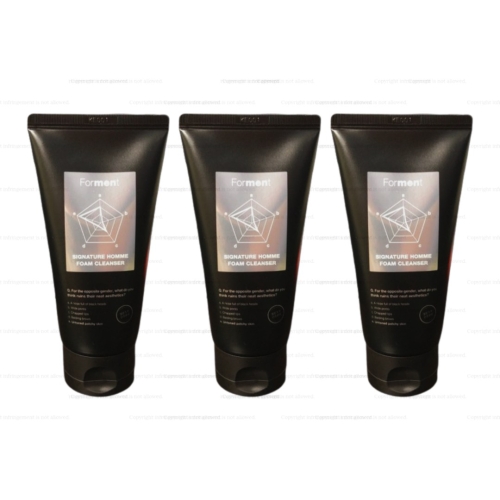 포맨트 시그니처 옴므 폼클렌저 120ml (3개)_이미지