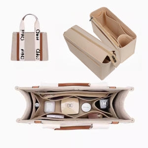 끌로에 우디백 호환 이너백 캔버스백 지퍼형 덮개형 스몰 미디움 라지_이미지