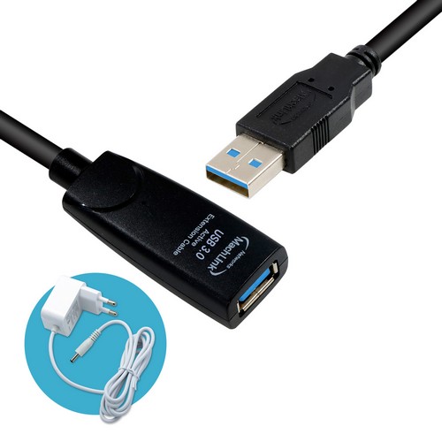 마하링크 USB 3.0 Type A 리피터 케이블 ML-PWU3R15 (15m)_이미지