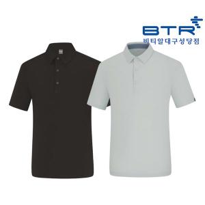 BTR 조슈아 등판 펀칭 원단 카라티셔츠 BWT4851M