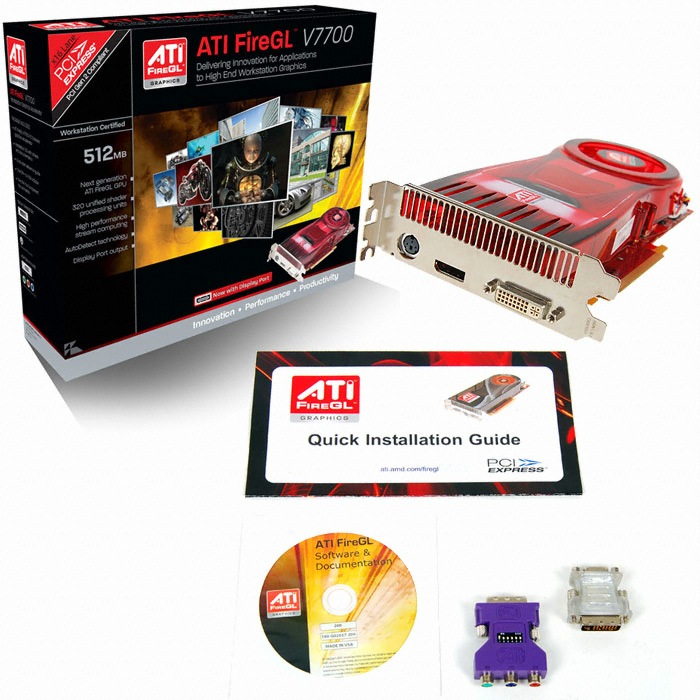 AMD FireGL V7700 512MB ������