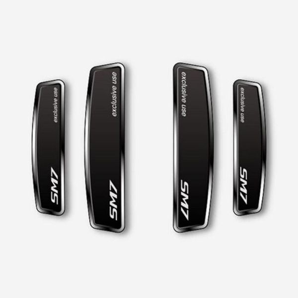 DXSOAUTO 블랙 쉴드 엠블럼 도어가드 (SM7)_이미지