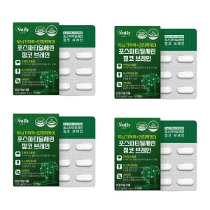 뉴일리 포스파티딜세린 징코 브레인 450mg 30캡슐 (4개)