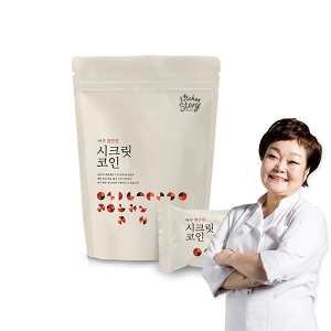 진한식품 빅마마 이혜정 시크릿코인 100알 5팩 80g 5개