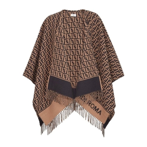 펜디 울 캐시미어 판초 FXX723 AQCWF0QE1