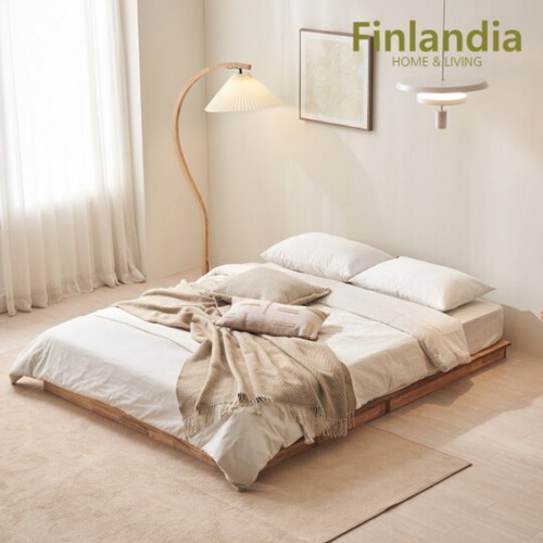 핀란디아 로하스 원목 무헤드 저상형 깔판 Q