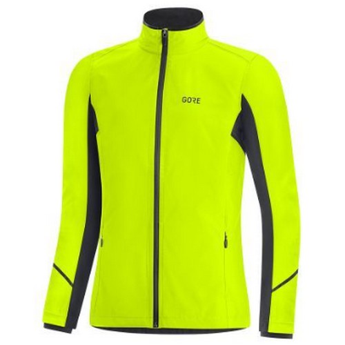 고어웨어 R3 파시알 윈드스토퍼 자켓 여성용 네온 옐로우블랙_이미지