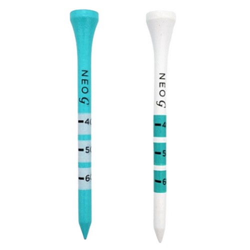  네오지 3단 높이 조절 우드 골프티 83mm [20개]