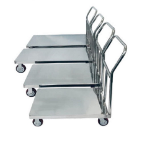 신원산업 고하중 운반용 스텐대차 (중형)_이미지