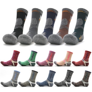 SMP스포츠 등산양말 스포츠 두꺼운 장목 중목 남성 여성 쿠션 이중바닥 기능성 작업 겨울