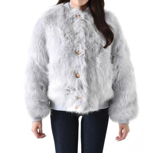 발망 퍼 봄버 자켓 블루 YF0TF150 XC91 6CG