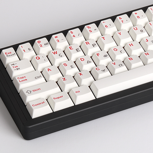 SPM Soulcat 고함량 PBT 염료승화 영문 키캡 140키 레드 그리스_이미지