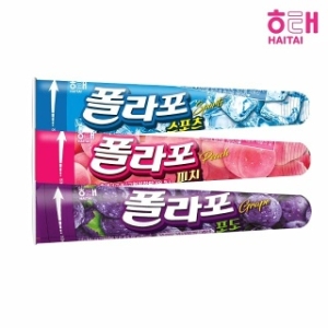 해태제과 폴라포 3종 30개입 포도 / 피치 / 스포츠_이미지