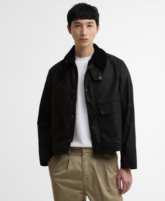 바버 남성 URJA6E021 블랙 카키 Spey 왁스 자켓 스페이 Wax Jacket_이미지