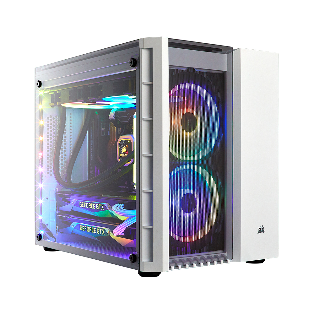 CORSAIR CRYSTAL SERIES 280X RGB 강화유리 (화이트)_이미지