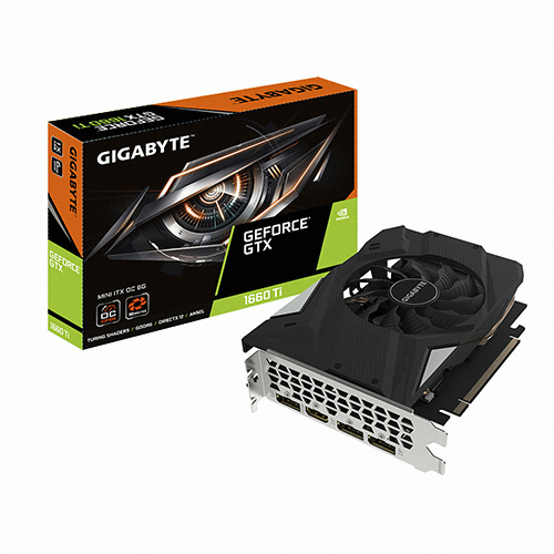 GIGABYTE 지포스 GTX 1660 Ti MINI ITX OC D6 6GB