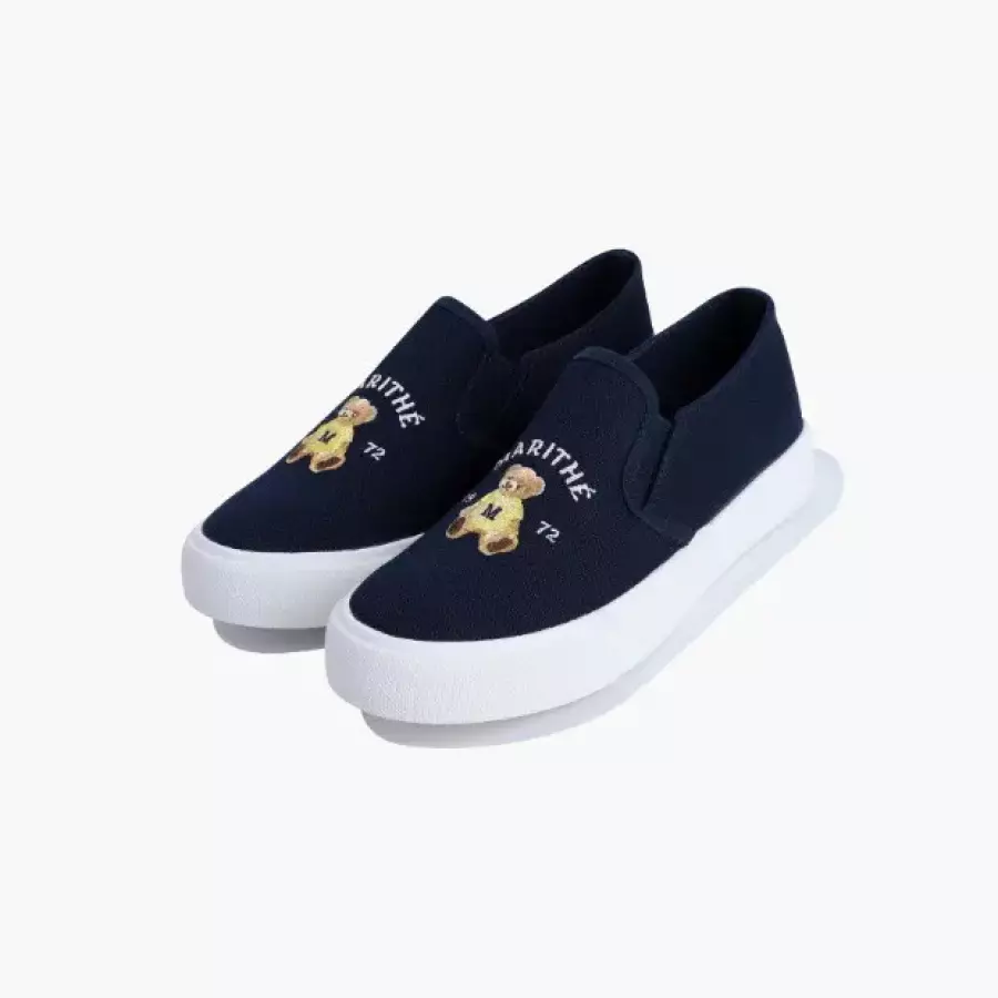 마리떼 M 프랑소와키즈운동화 TQK MFE45CFW203NVY KIDS BEAR COTTON SLIP-ON navy