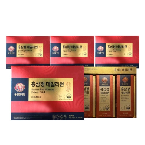 천지인 홍삼정 데일리원 10ml 30포 (4개)_이미지