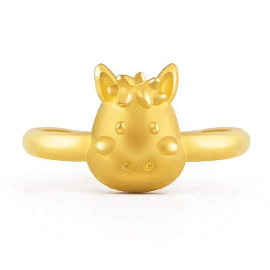 타이니앤코 코코 말띠 하트 말 돌반지 1g_이미지