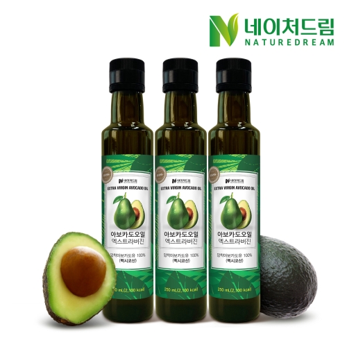 네이처드림 엑스트라버진 아보카도 오일 250ml이미지입니다. 누르면 해당 게시물로 새창이동합니다.