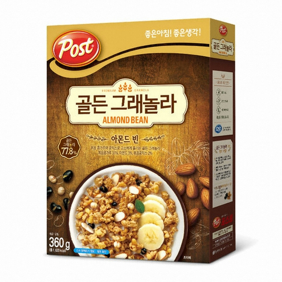 동서식품 포스트 골든 그래놀라 아몬드빈 360g (4개)