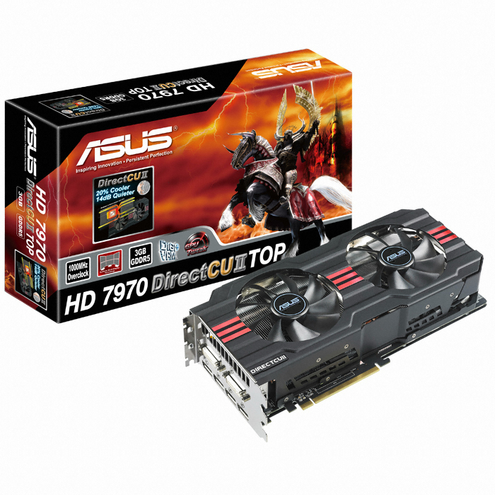 ASUS 라데온 HD 7970 EAH7970 TOP D5 3GB DCII