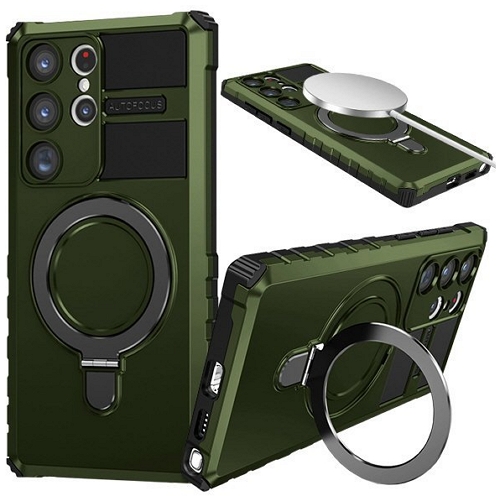 갤럭시S21 플러스 맥세이프 링 거치대 하드 범퍼 케이스