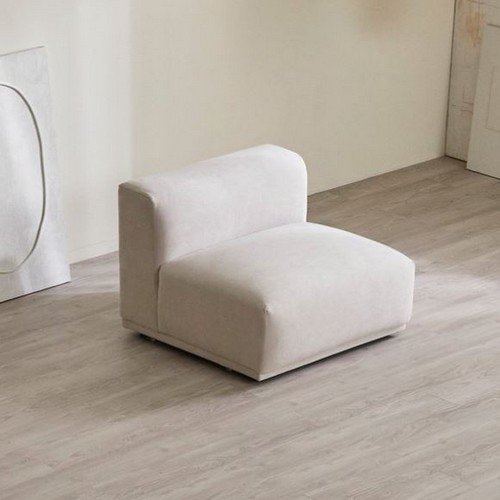 파로마 오르미 모듈 암리스 보드레더 패브릭 소파 1인용_이미지