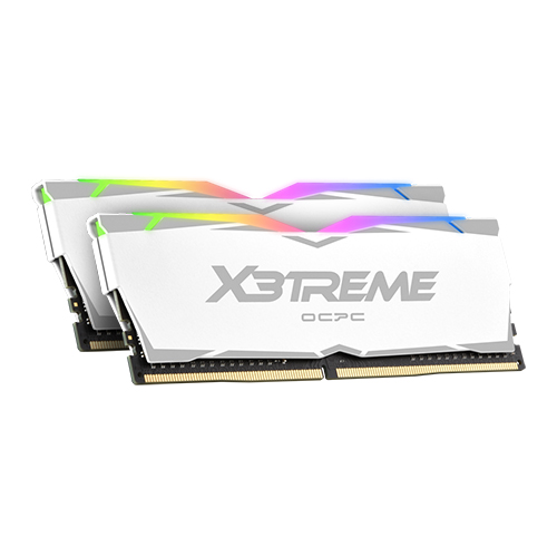 OCPC DDR4-3200 CL16 X3TREME RGB WHITE 패키지 (32GB(16Gx2))_이미지