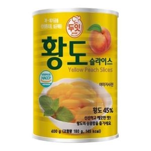 동림식품 두잇 황도 슬라이스 400g