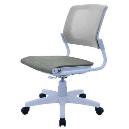 탑체어 CNS T160 화이트 사무용 메쉬 의자 (팔걸이별도)