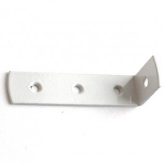 ㄱ자 꺽쇠 백색도장 80mm x 30mm x 2T