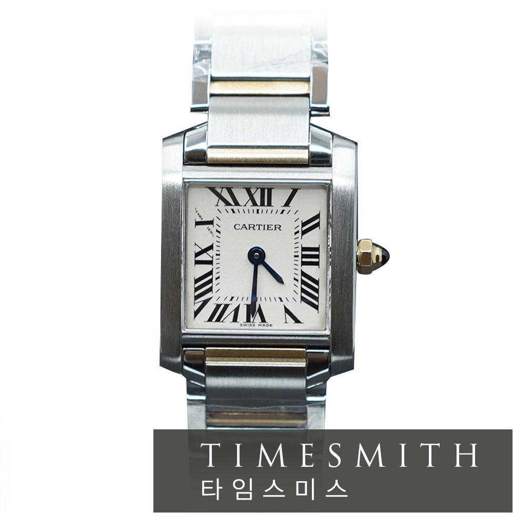 탱크 프랑세즈 옐로우 콤비 스몰 W51007Q4