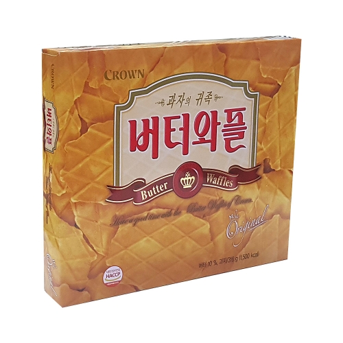 크라운제과 버터와플 3개 237g
