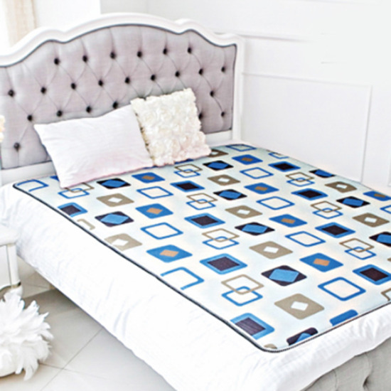 엘플러스 리만 프리미엄 3D기능성 에어매쉬 큐브디자인 통풍매트 (퀸 Q)_이미지