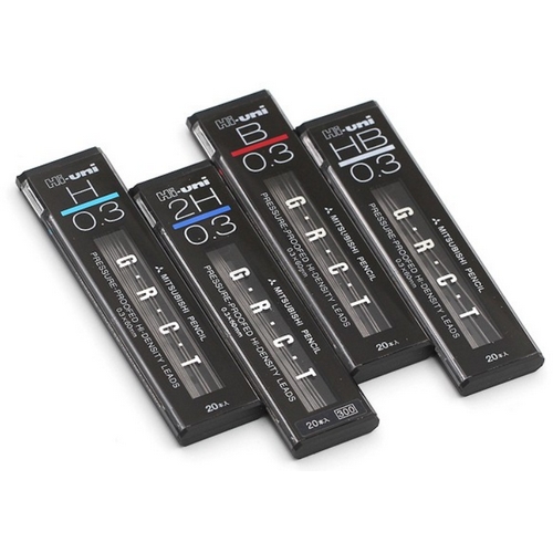 미쓰비시 하이 유니 GRCT 샤프심 0.3mm