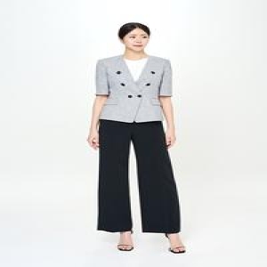 미니멈 반팔 V넥 자켓 MZBGWJ4970_이미지