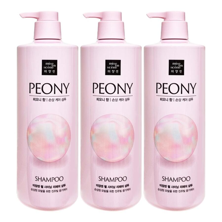 미쟝센 펄 샤이닝 리페어 샴푸 피오니향 1000ml (3개)_이미지